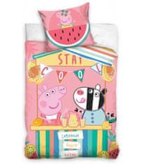 Jerry Fabrics Bavlnené obliečky Peppa Pig 002 140x200 + 70x90 cm