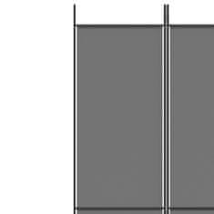 Petromila vidaXL 6-panelový paraván antracitový 300x220 cm látkový