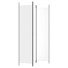 Vidaxl 3-panelový paraván biely 150x220 cm látkový