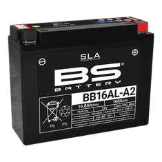 BS-BATTERY V továrni aktivovaný akumulátor BB16AL-A2 (FA) (YB16AL-A2 (FA)) SLA