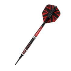 Mission Šípky Darryl Fitton - Black & red - 18g