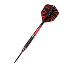 Mission Šípky Steel Darryl Fitton - Black & red - 22g