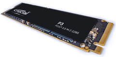 Crucial P3 SSD disk, 1TB, M.2 80mm, PCI-e 3.0, x4 NVMe, 3D NAND (CT1000P3SSD8) - zánovné