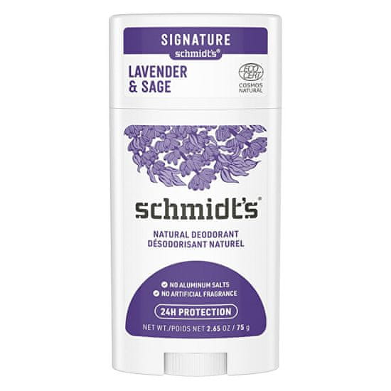 Schmidt’s Tuhý dezodorant Levandule & šalvia (Deo Stick) 58 ml