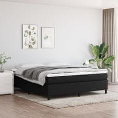 Vidaxl Rám na boxspring posteľ čierny látka 180x200 cm