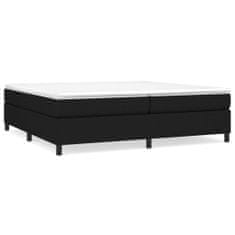 Vidaxl Rám na boxspring posteľ čierny látka 200x200 cm