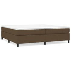 Vidaxl Rám na boxspring posteľ tmavohnedý 200x200 cm látka