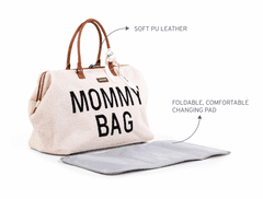 Childhome Prebaľovacia taška Mommy Bag Teddy Off White