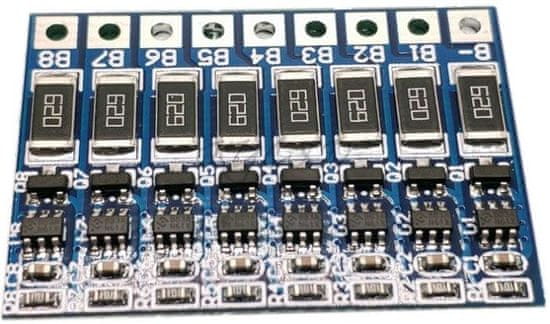 HADEX Balancér pre 8 Li-Ion článkov 18650, modul HX-JH-008