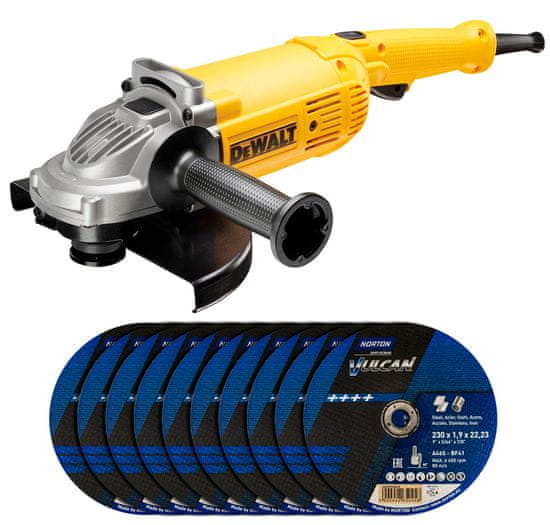 DeWalt Brúska AA DWE492 230/2200W + 10x kotúč 925436