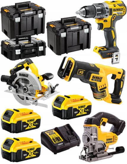 DeWalt COMBO 4 náradie dobíjacie 3x5Ah DCK421P3T