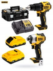 DeWalt DCD709 + DCF809 18V 2x3Ah DCB187 DCK2062L2T