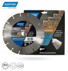 Norton Univerzálny segment diamantového kotúča 230 mm