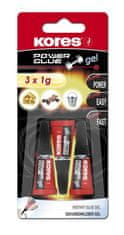 KORES Power Glue Gél 3 x 1 g