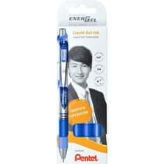 Pentel Pero gélové EnerGel BL77 - modré 0,7mm / 4ks sada