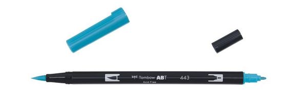 Tombow Obojstranná štetcová fixka ABT - turquoise