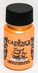 Cadence Metalická akrylová farba Dora Metalic - marhuľová / 50 ml