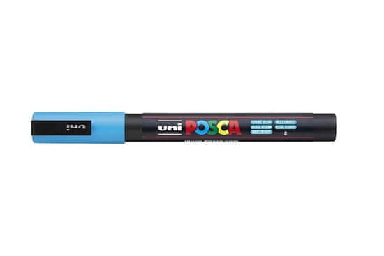 Uni-ball POSCA akrylový popisovač - svetlo modrý 0,9 - 1,3 mm