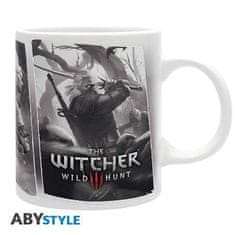 AbyStyle Zaklínač Keramický hrnček 320 ml - Geralt, Ciri a Yennefer