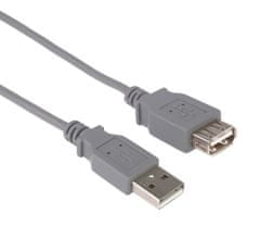 PremiumCord USB 2.0 kábel predlžovací, AA, 1m