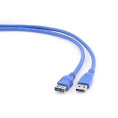 Gembird Kábel USB AA 1,8m 3.0 predlžovací, modrý