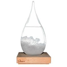 Northix Storm Glass, Storm Drop - Large 