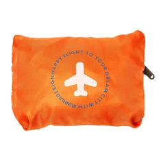 Northix Skladacia taška s úložným vakom – oranžová 