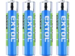 Extol Energy Batéria zink-chloridové, 4ks, 1,5V AAA (R03)