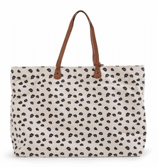 Childhome Cestovná taška Family Bag Canvas Leopard