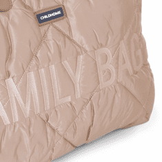 Childhome Cestovná taška Family Bag Puffered Beige