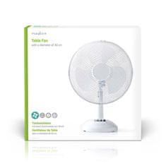 Northix Stolný ventilátor 30 cm - Biely 