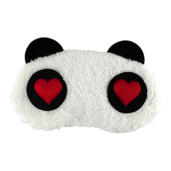 Northix In Love Panda, Fluffy Sleep Mask na cestovanie a relaxáciu