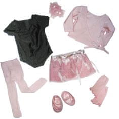 Teamson Sophia's - 18" bábika - Baletný trikot + baletný sveter - svetloružový