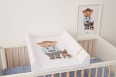 Ceba Baby Podložka prebaľovacia 2-hranná s pevnou doskou (50x70) Comfort Fluffy Puffy Joe