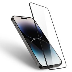 Spigen TVRDENÉ SKLO SPIGEN GLASS FC IPHONE 14 PRO ČIERNE