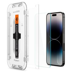 Spigen TVRDENÉ SKLO SPIGEN GLAS.TR "EZ FIT" 2 BALENIE IPHONE 14 PRO CLEAR