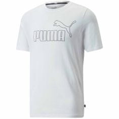 Puma Tričko biela L Essentials Elevated