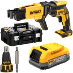 DeWalt 18V 1x1,7Ah DCF620E1K skrutkovač na sadrokartón