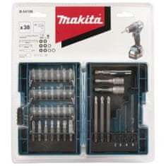 Makita 38-dielna súprava nástrčných vrtákov B-54106