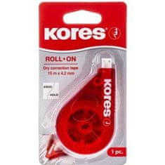 KORES Korekčný strojček Roll on 15 mx 4,2 mm (1ks)