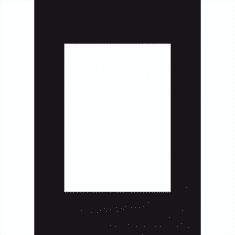 HAMA pasparta čierna, 50x60 cm