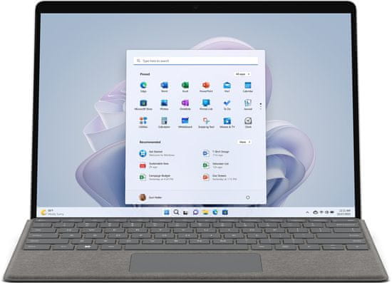 Microsoft Surface Pro 9, platinová (QEZ-00006)