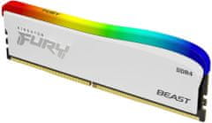 Kingston Fury Beast RGB sa 16GB (2x8GB) DDR4 3200 CL16