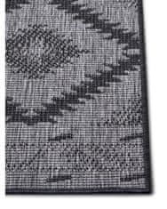 NORTHRUGS Kusový koberec Twin Supreme 105459 Malibu Night Silver – na von aj na doma 80x150