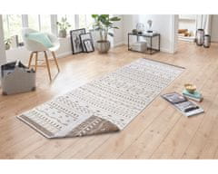 NORTHRUGS Kusový koberec Twin Supreme 105449 Kuba Linen – na von aj na doma 80x250