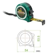 Jonnesway Zvinovací meter 3 mx 16 mm - JONNESWAY MT0901