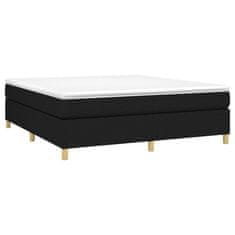 Vidaxl Rám na boxspring posteľ čierny látka 180x200 cm