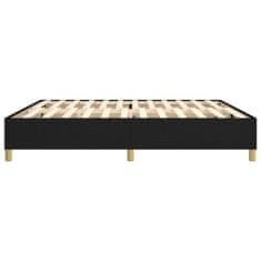 Vidaxl Rám na boxspring posteľ čierny látka 200x200 cm