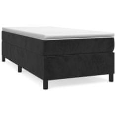 Vidaxl Rám na boxspring posteľ čierny 90x190 cm zamat