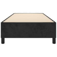 Vidaxl Rám na boxspring posteľ čierny 80x200 cm zamat